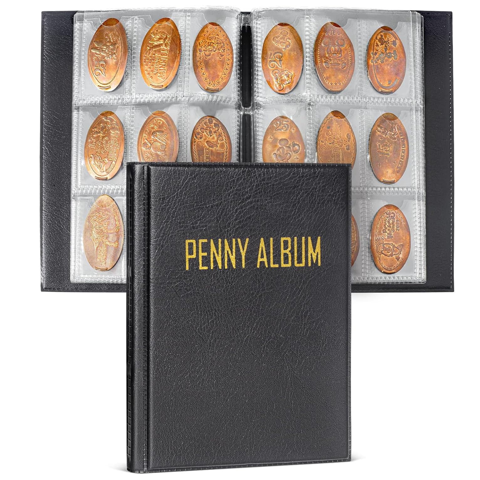 Cross-border Penny Collection Album 108-Grid Coin Storage Album Commemorative Coin Protector