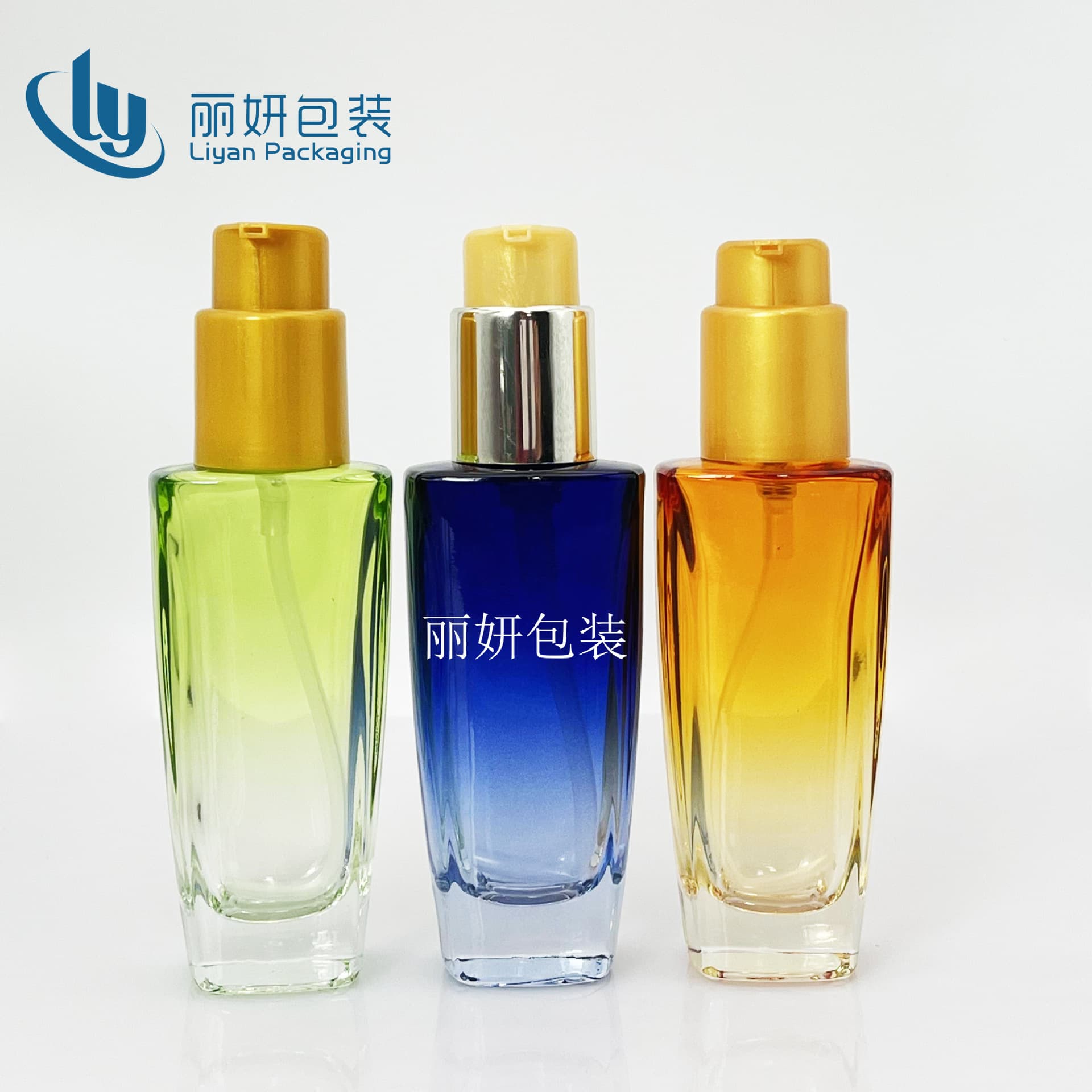 Wholesale 50ml Hair Oil Bottle 100ml Thick Bottom Glass Bottle Hair Essential Oil Bottle Packaging