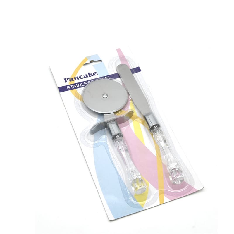 Transparent handle cake spatula cream spatula PIZZA CUTTER cake oil spatula kitchen baking knife