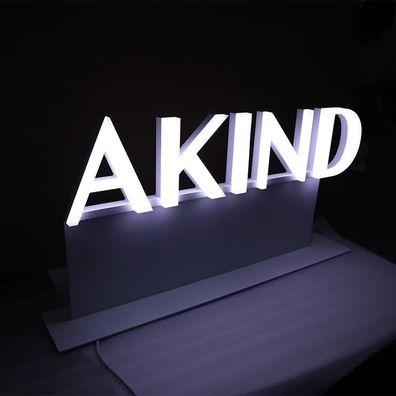 Premium LED Facelit Signs - UL Approved for Safety and Quality.
