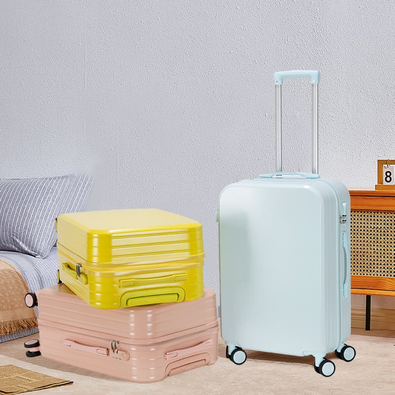 Solid color colorful suitcase suitcase 20-inch trolley boarding case for male and female students small fresh password box suitcase