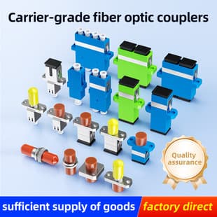Fiber Optic SC Simplex Flange Adapter Coupler Flange Connector Telecom Grade Extension Adapter Converter
