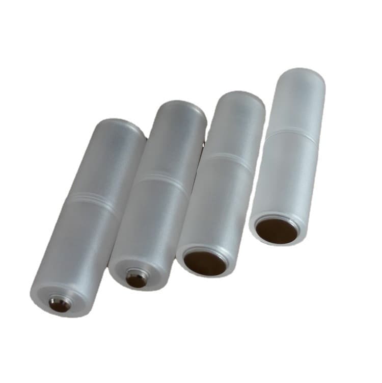 AAA to AA battery converter with negative electrode and pad.