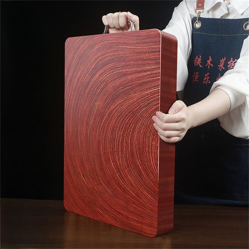 Ironwood cutting board, household anti-mildew cutting board, solid wood knife board, thickened square panel, commercial kitchenware