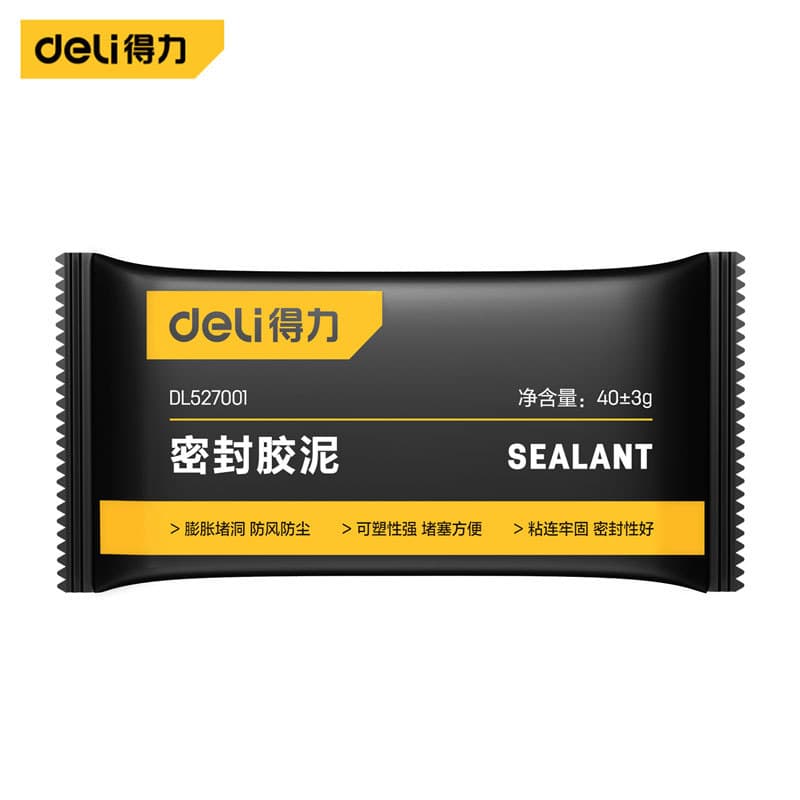 Deli Tools Sealing Putty Waterproof Rubber Putty for Home Use, Air Conditioning Hole Filling White Putty DL527001