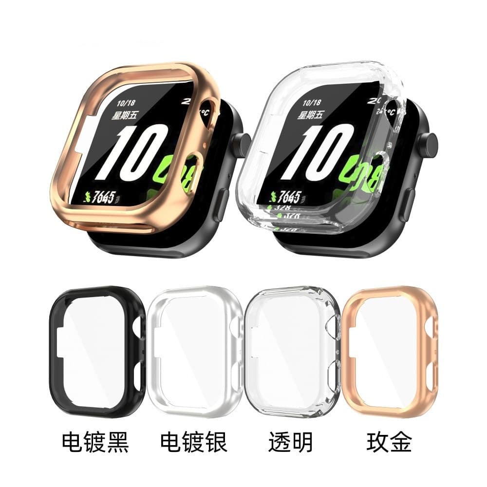 Compatible with Honor Watch X5i Protective Case Honor Watch X5i Full Coverage TPU Electroplated Integrated Protective Cover