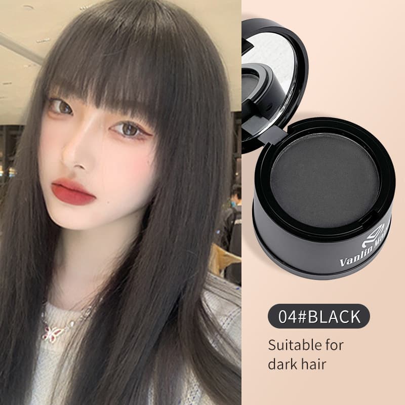 Fanlin Meidai Hairline Powder Hair Filler Waterproof Long-Lasting Contouring Shadow Natural Cover for High Forehead
