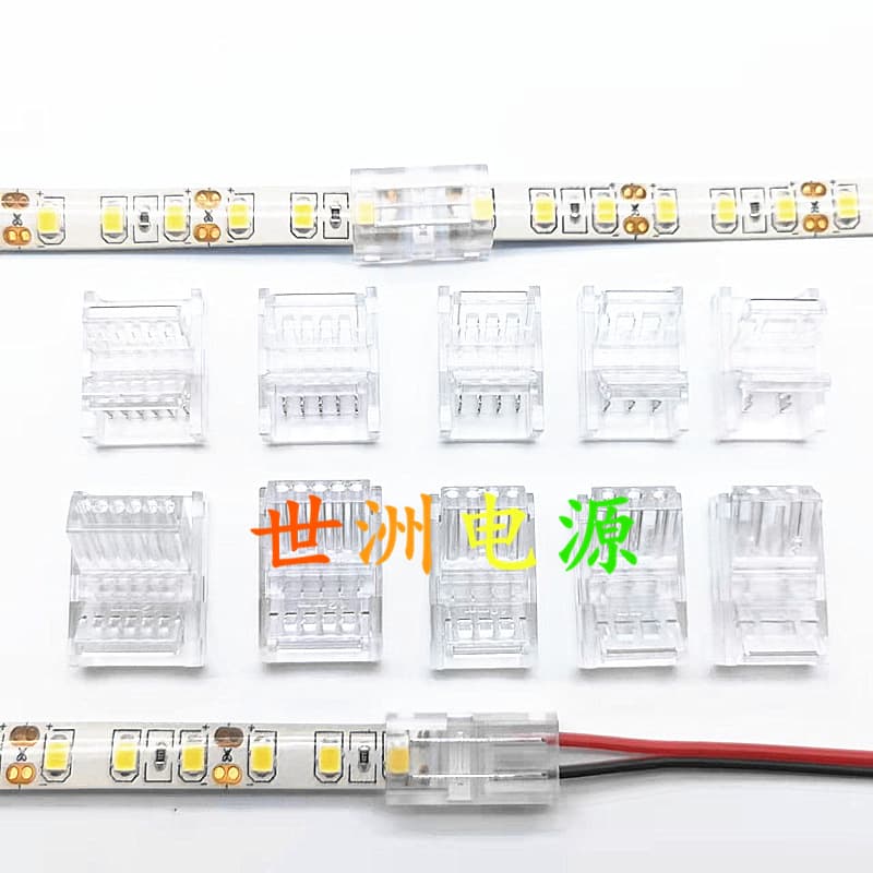 2P, 3P, 4P, 5P, 6P LED strip solderless crystal board-to-board buckle, LED strip solderless connector wire