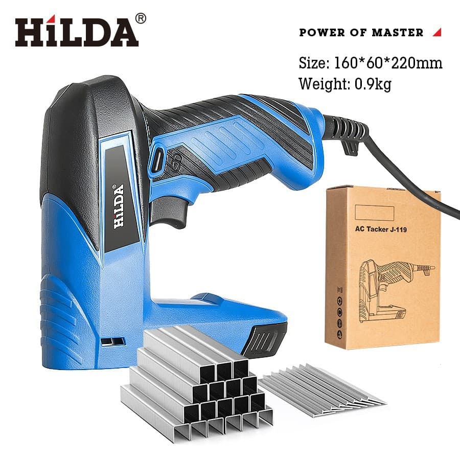 Hilda Electric Nail Gun, Cross-border New Model Straight Nail/U-shaped Nail, Factory Direct, Compact and Portable for Home Use