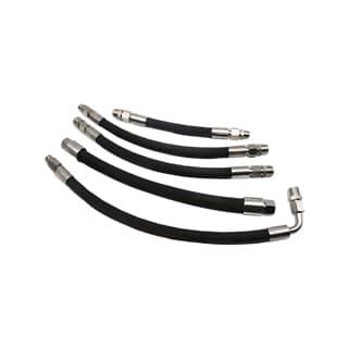 High-pressure hose for industrial transport, steel wire oil hose, diesel engine braided rubber, high-temperature oil and hydraulic hose assembly