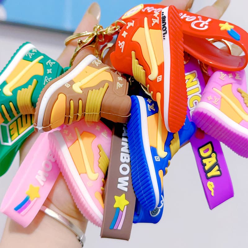 TikTok Style Keychain Phone Charm, Car Trendy Decoration, Basketball Shoe 3D AJ Shoes Small Gift Wholesale