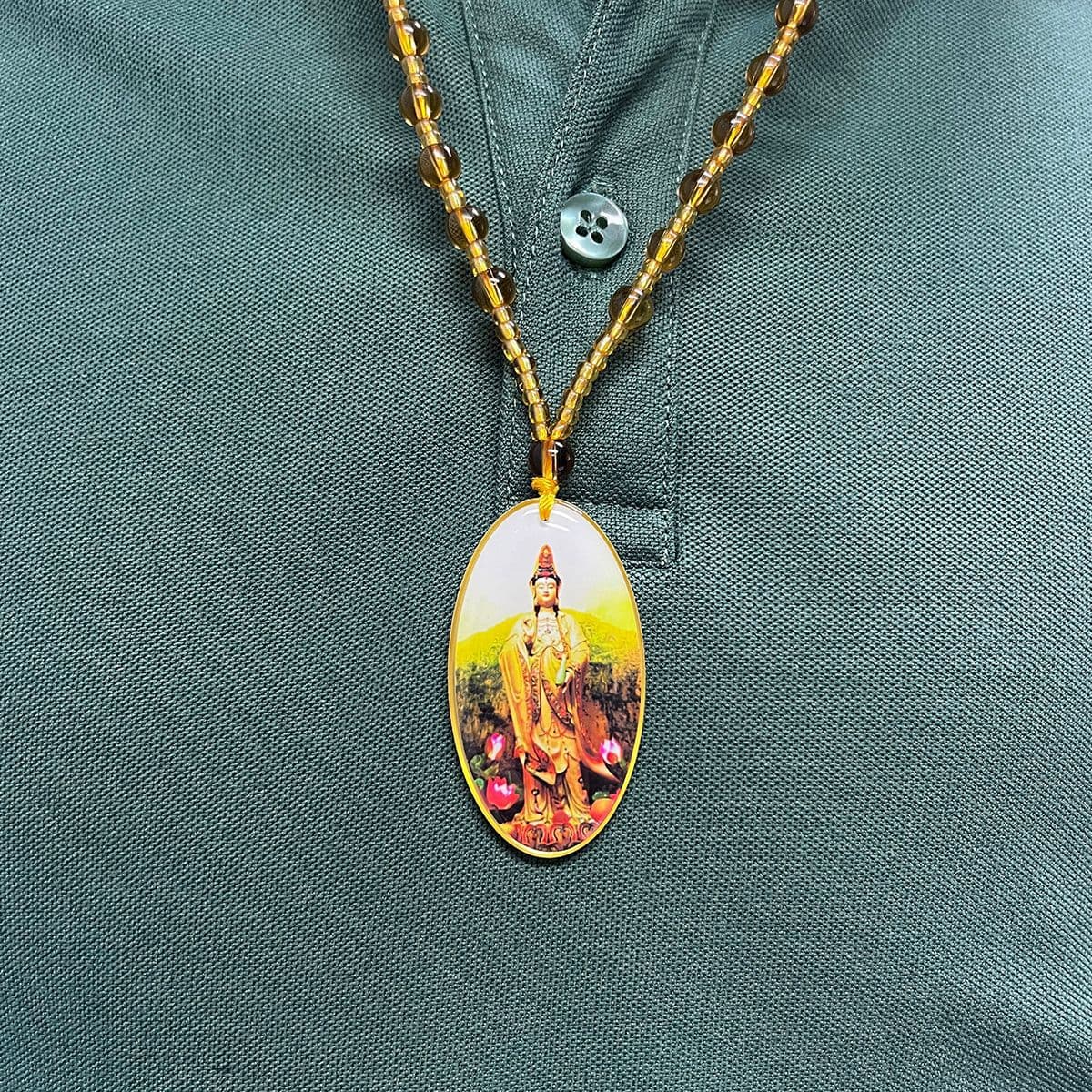 [In Stock] Greatly Compassionate South Sea Guanyin Bodhisattva Pendant, Guanyin Necklace, Guanyin Buddha Statue Plaque