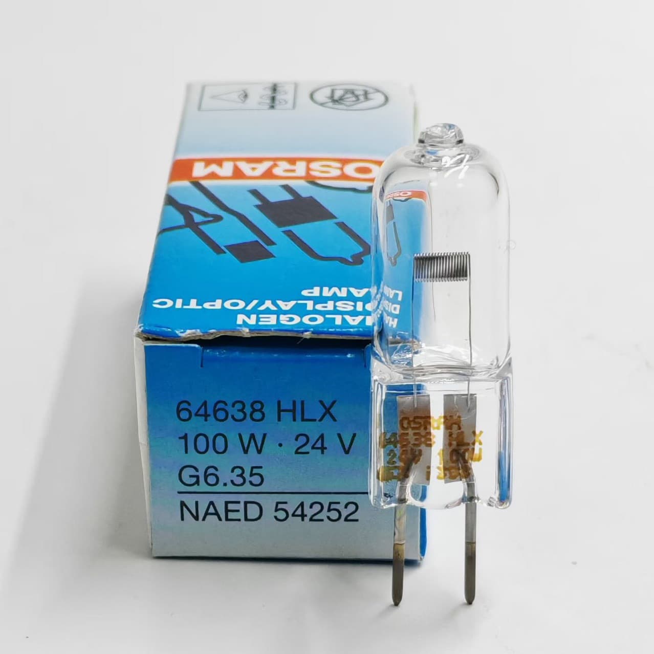 OSRAM 64440S Halogen Bulb 24V 100W (Vertical Filament) Surgical Shadowless Bulb Microscope Bulb F