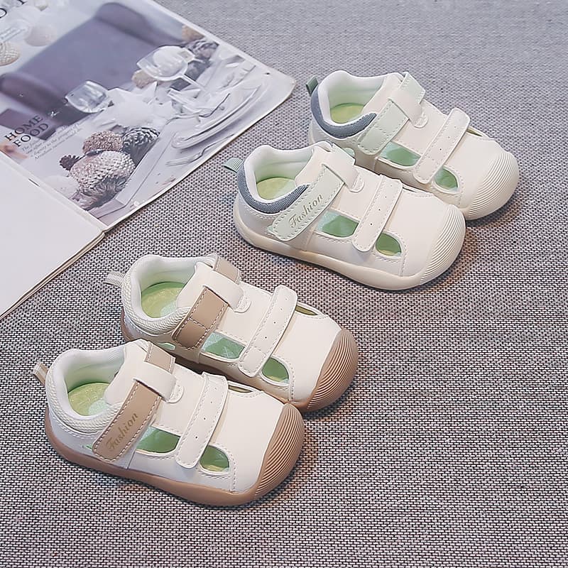 Children's Baotou Sandals 2026 Summer New Style Baby Soft Sole 1-3 Years Old 2 Toddler Shoes Summer White Shoes