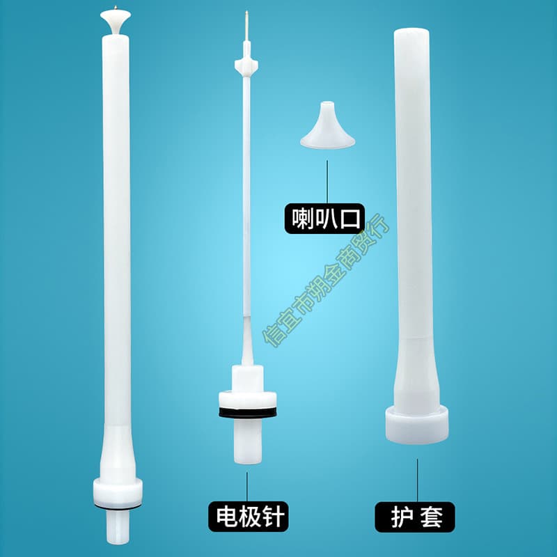 Jinma 4th Gen 90°/135° Elbow Discharge Electrode Needle Nozzle Holder for Electrostatic Powder Spray Gun Coating Machine