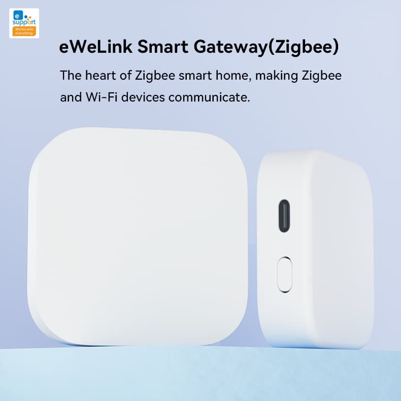 eWeLink Zigbee Wireless Gateway Security Alarm Door/Window Magnetic, Temperature/Humidity, PIR Sensor Kit