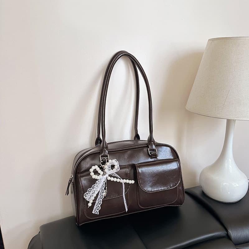Niche Underarm Bag for Women 2024 New Trendy Fashion Retro Tote Bag Versatile Large Capacity Commuter Bag
