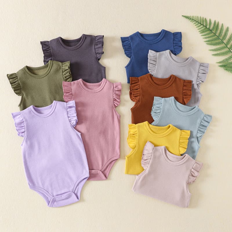 2024 New Baby Romper Thin Cotton Bodysuit Summer Newborn Girl Bodysuit Baby Romper Crawling Suit