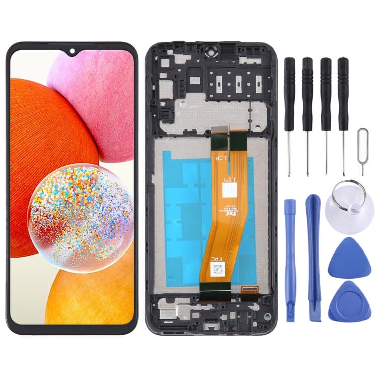Original LCD Touch Assembly with Frame Suitable for Samsung A13 A14 A34 A54 S20 S23