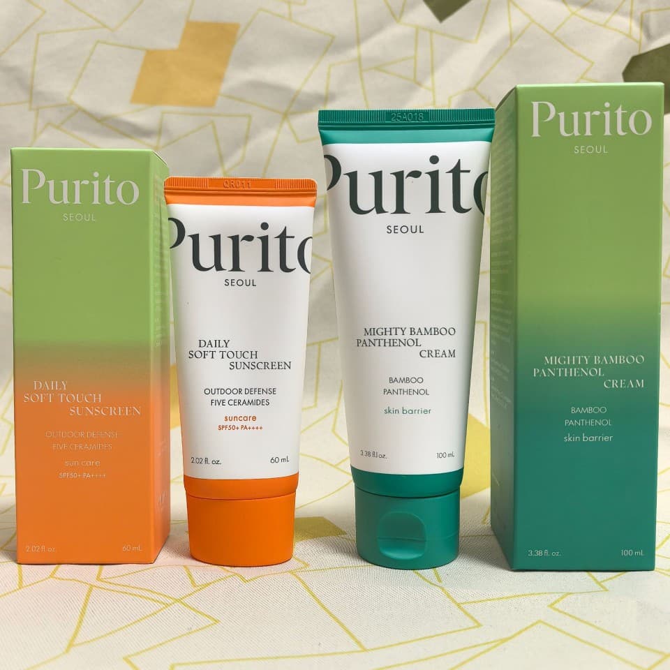 Purito Cream Bamboo Panthenol Intensive Cream Soothing Moisturizing Repair Barrier Purito Centella Asiatica 100ml