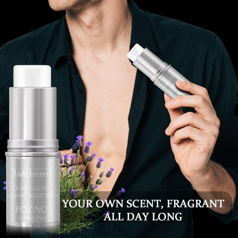 [Cross-border exclusive] Rozino unisex solid perfume balm for long-lasting fragrance and portability.