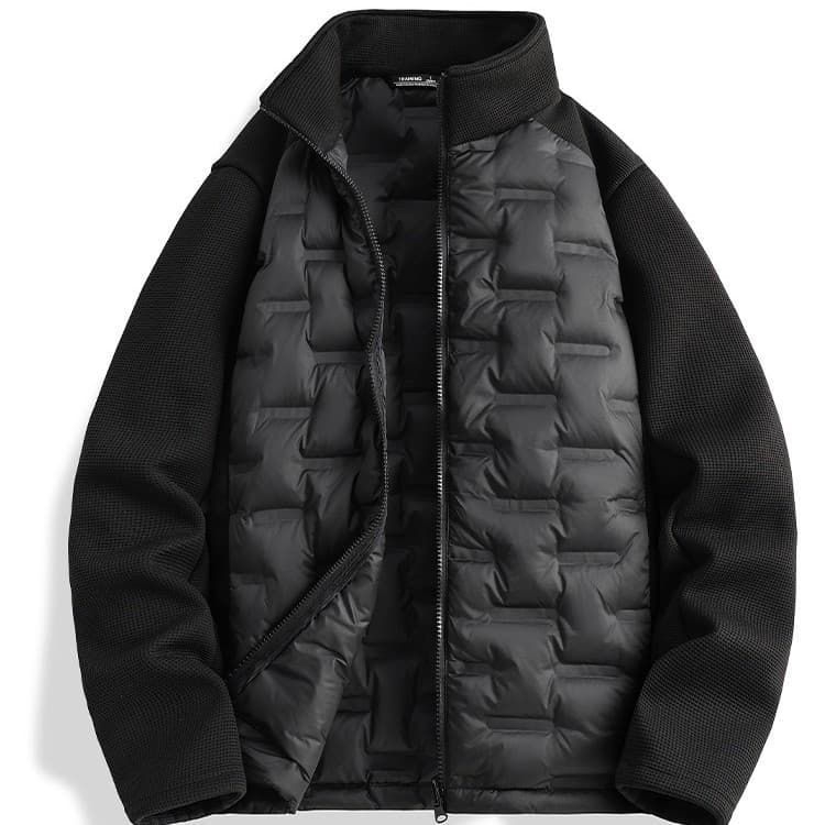 Factory Direct 90% Duck Down Down Jacket Stand Collar Versatile Inner Wear Warm Long Sleeve Inner Liner Windproof Waterproof Unisex