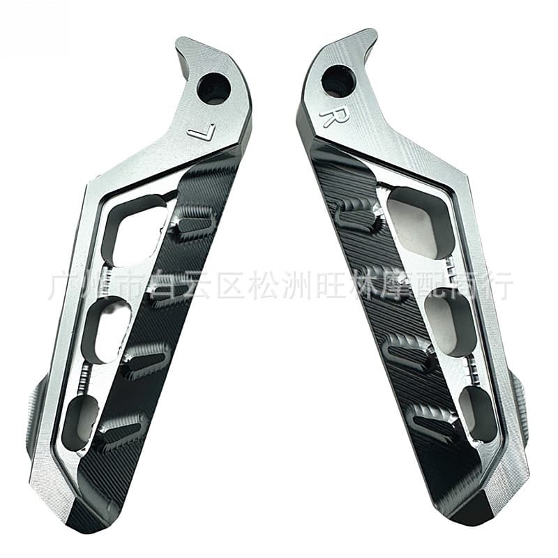 Folding foot pegs for NMAX155 XMAX300 motorcycle modification, anti-slip design