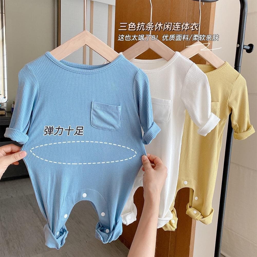 Baby Romper Spring Autumn Cotton Homewear Thin Style Unisex Infant Sleepwear Crawling Suit