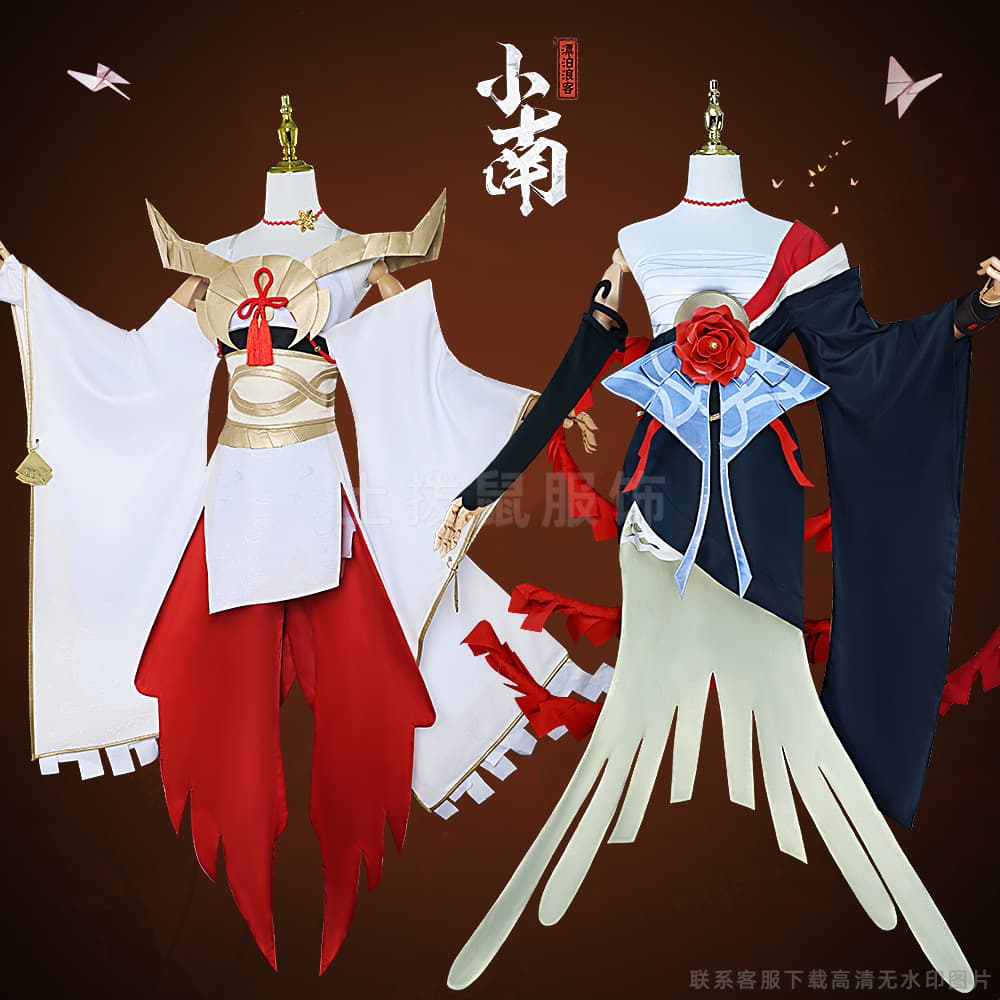 Naruto Konan cos costume drifting Konan black butterfly white crane cosplay costume two-dimensional animation costume suit