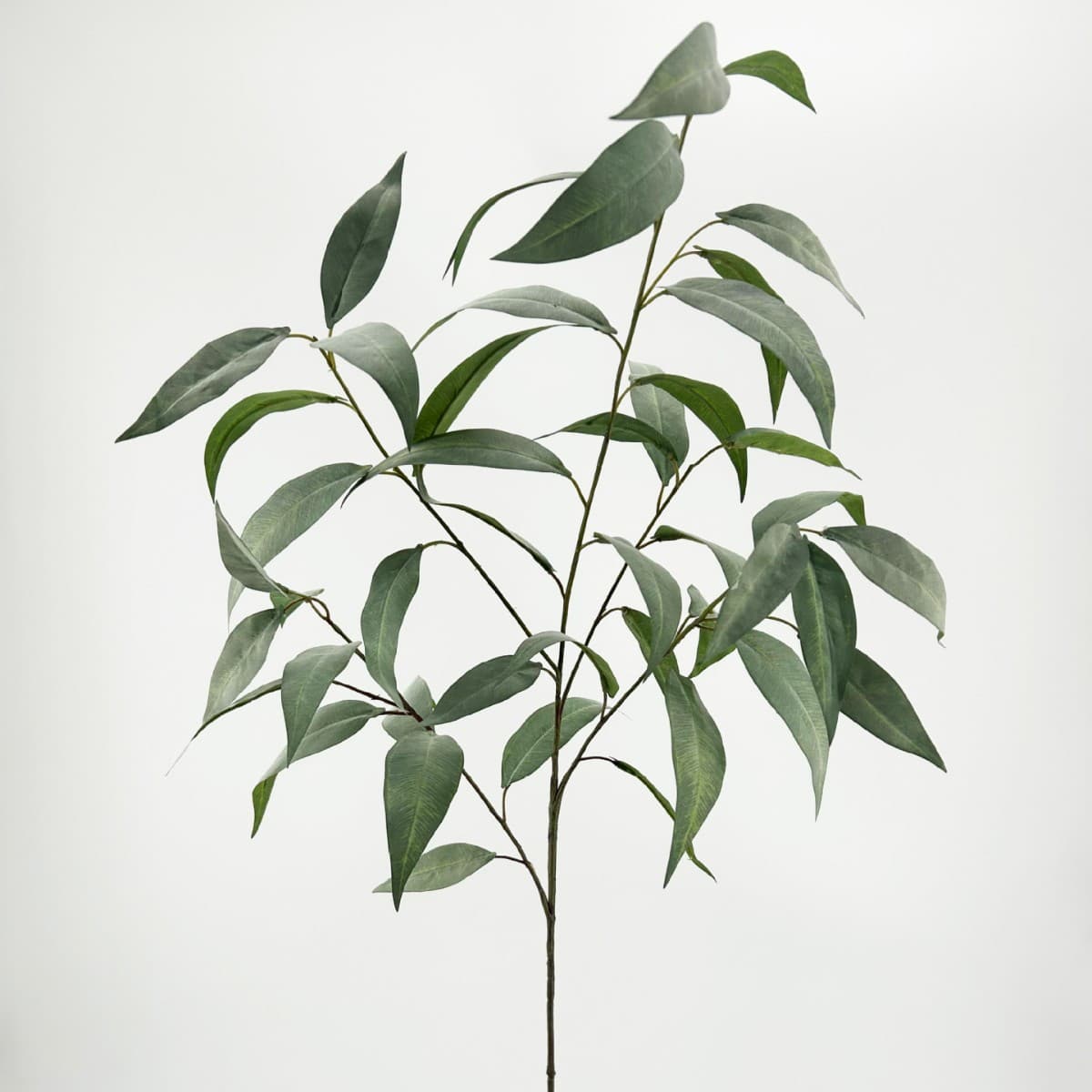 Simulated Flannel Eucalyptus Leaves Artificial Flowers Bionic Plant Photography Props Green Plant Floral Indoor Decoration Artificial Flowers