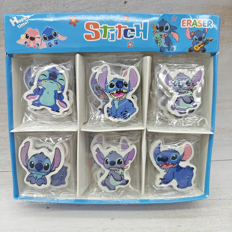 Foreign trade hot style Stitch eraser stationery cute cartoon eraser children student gift gift
