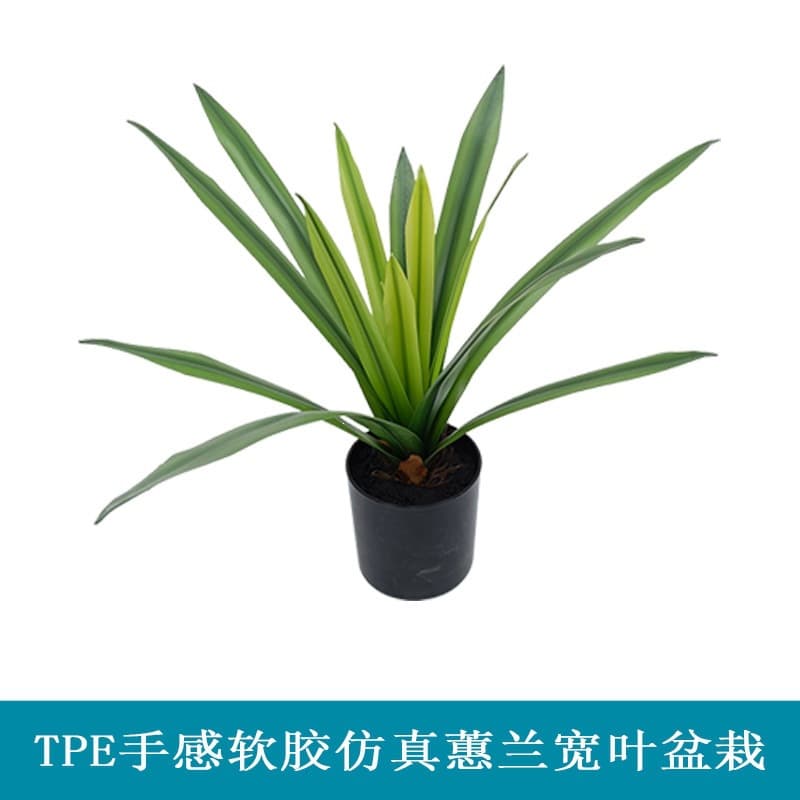 Amazon's best-selling simulation orchid gladiolus airport decoration agave plant landscaping decoration green plant potted ornaments