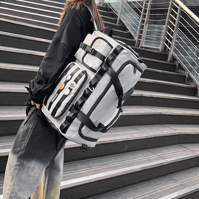 Sports training backpack, dry and wet separation fitness bag, men's large-capacity portable luggage, backpack travel bag, women's business trip bag