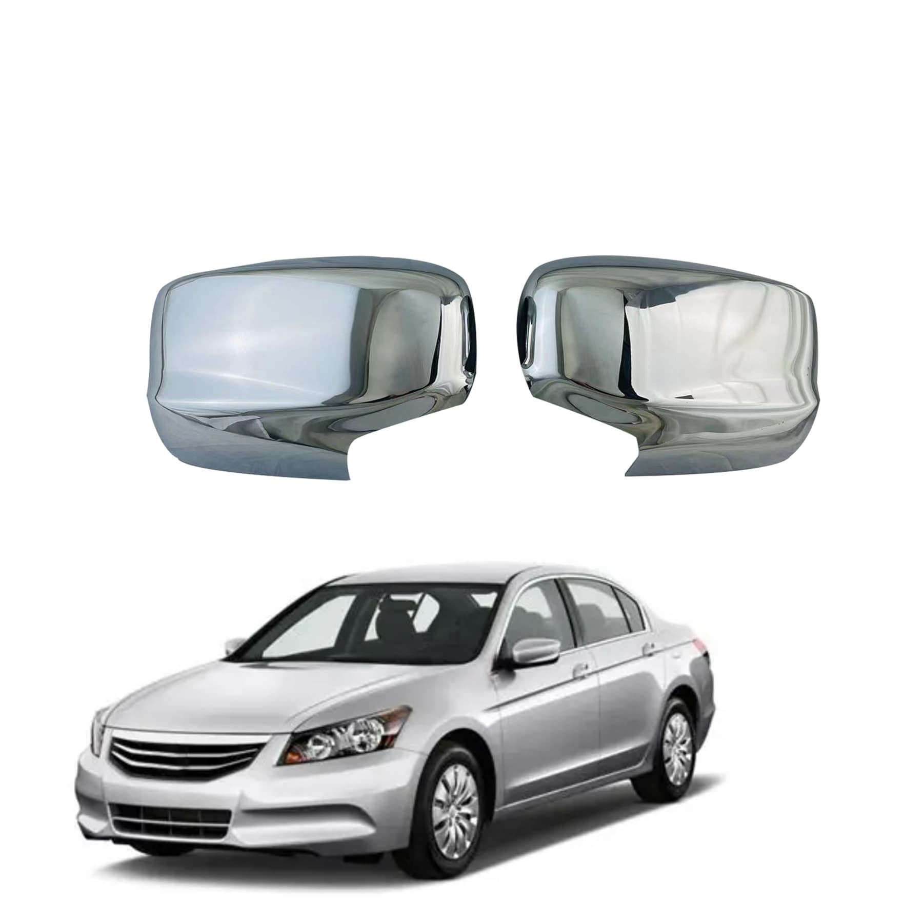 Suitable for 2008-2012 Accord rearview mirror cap carbon fiber/electroplating Accord reversing mirror cover modification decoration