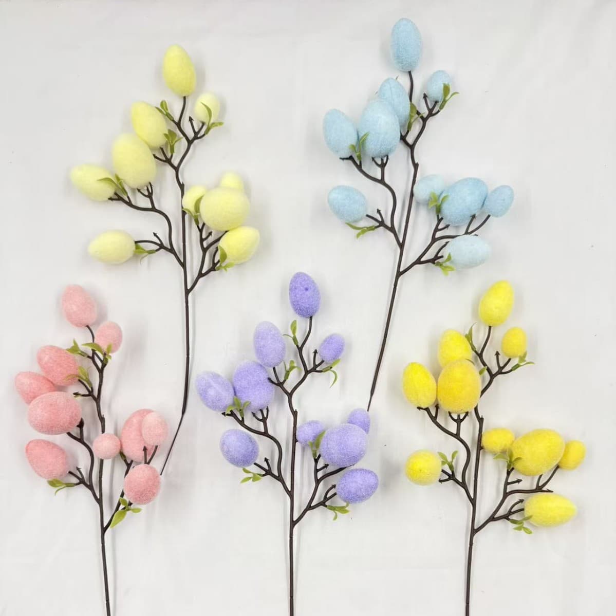 Single artificial foam egg, Easter home decor, furniture, artificial foam egg.