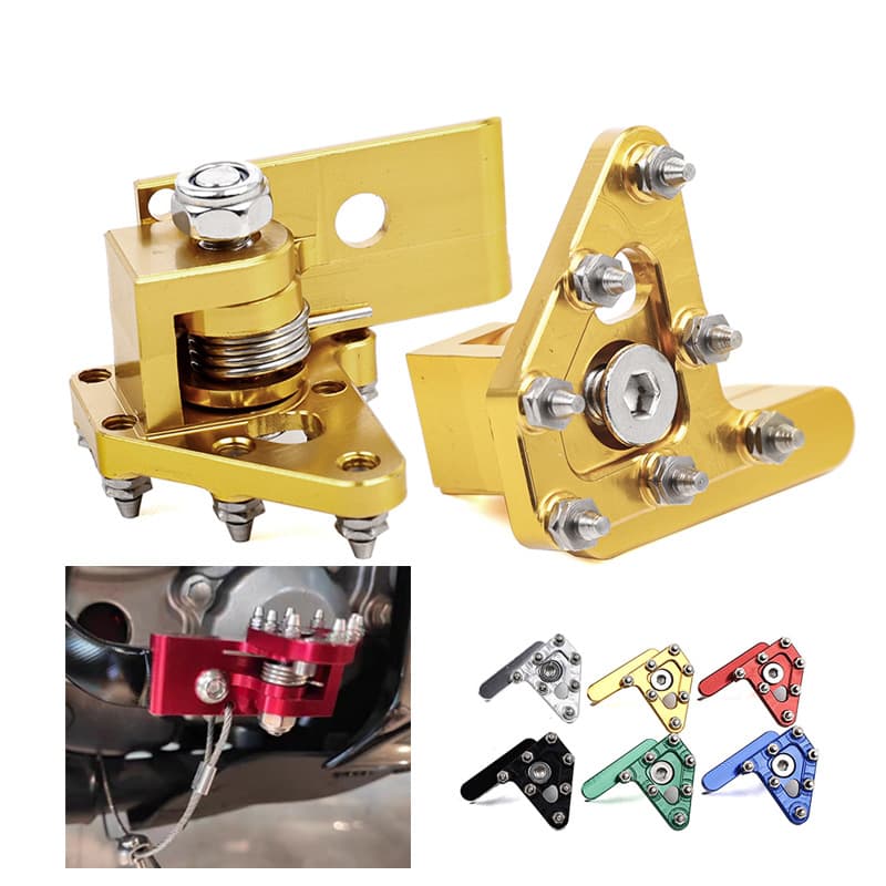 Universal Off-road Motorcycle Modification Crf/klx/yzf Triangle Brake Lever Turning Foot Pedal Rotary Footrest