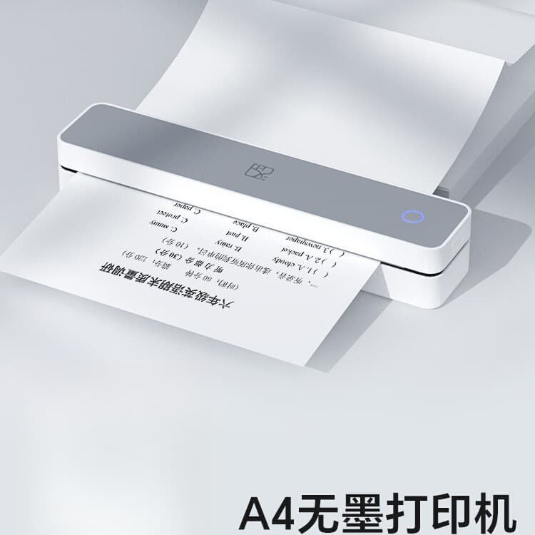 MT610 Home Homework Printer with Mobile Bluetooth Connection, Wireless Mini Portable Small A4 for Student Use