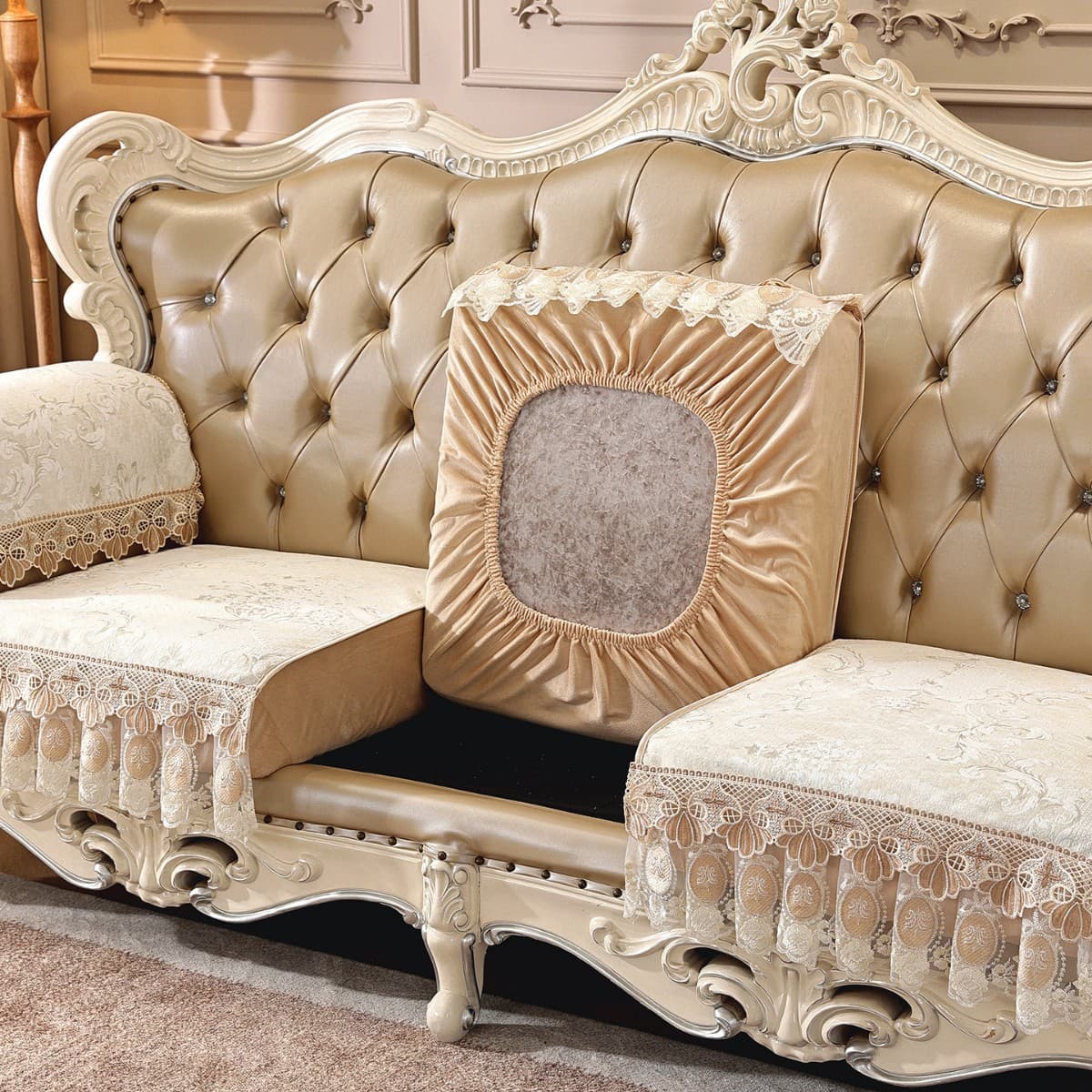 European Style Sofa Cover Full Wrap Universal 2025 New Luxury Four Seasons Sofa Slipcover Full Coverage