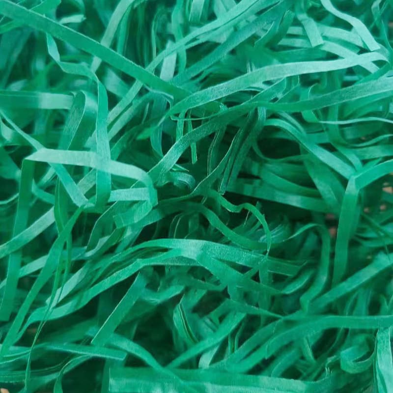 Colored raffia shredded paper strips, wedding festival gift bags, wedding candy box fillers, colored strips, pleated paper manufacturers wholesale