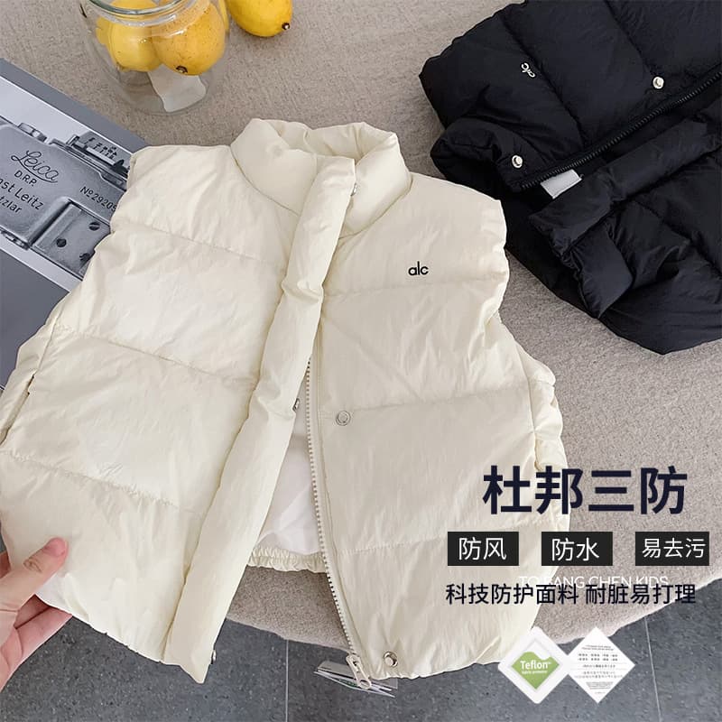 Bangcheng Children's Down Vest 2025 New Winter Boys' Vest Girls' 90% White Duck Down Vest Dupont Triple Protection