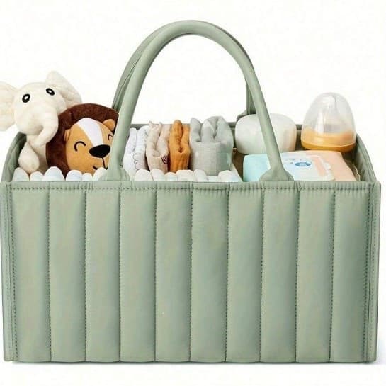 New multifunctional diaper bag, baby supplies storage, mommy bag, removable compartment, baby diaper storage basket