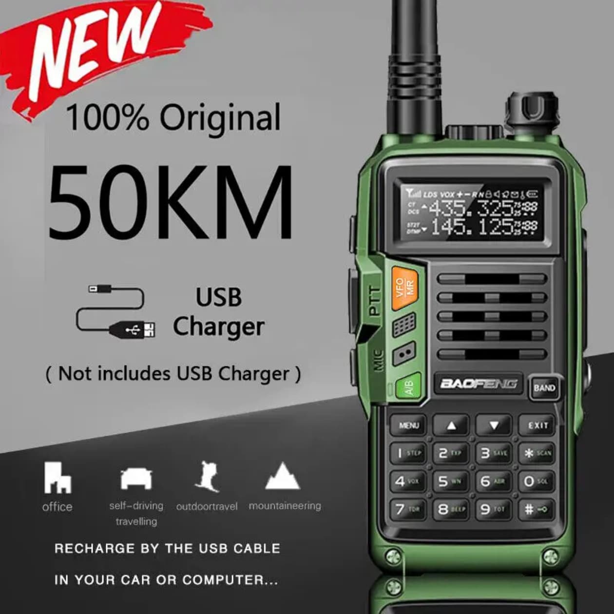BAOFENG Baofeng UV-S9Plus walkie-talkie UV dual-stage civil walkie-talkie manufacturer self-operated wholesale cross-border