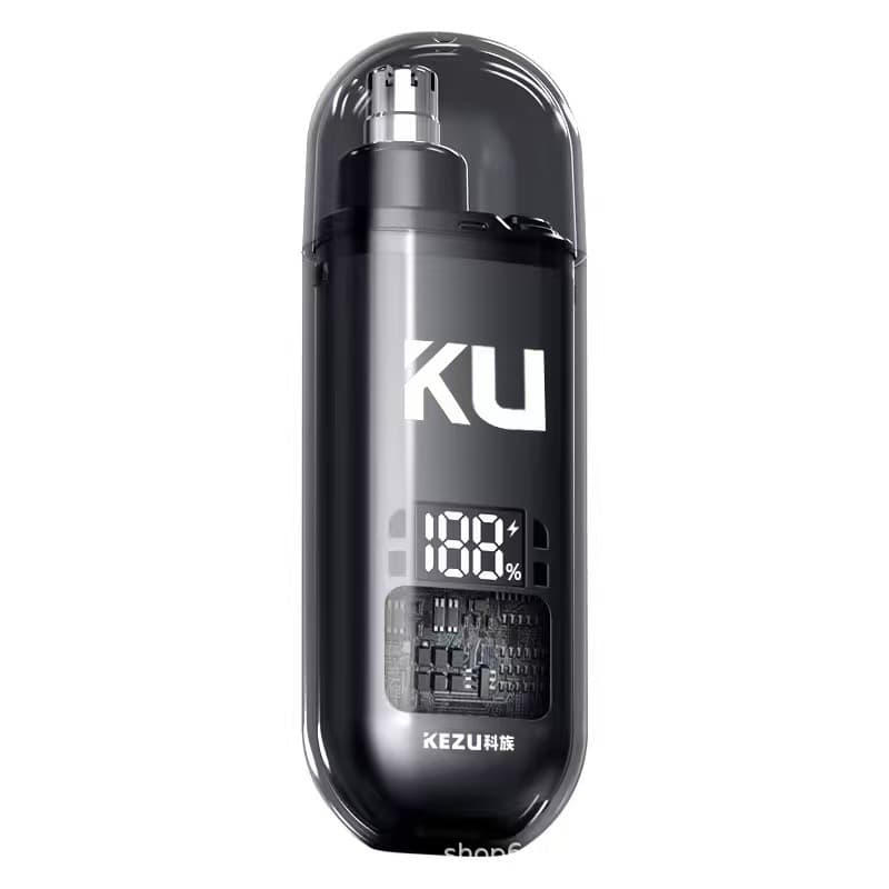 New Digital Display Electric Nose Hair Trimmer with USB Charging, Unisex Nose Hair Removal Device