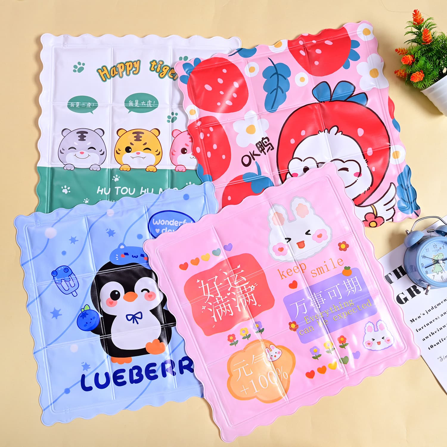 Summer School Ice Pad Cooling Pad Cute Cartoon Car Gel Cooling Seat Pad Student Cooling Cooling Ice Pad