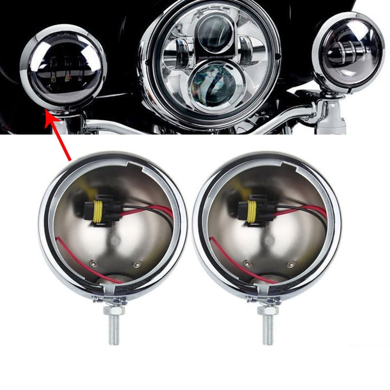 4.5-inch Fog Light Housing LED Fog Light Retrofit Housing Cover Auxiliary Light Accessory Housing