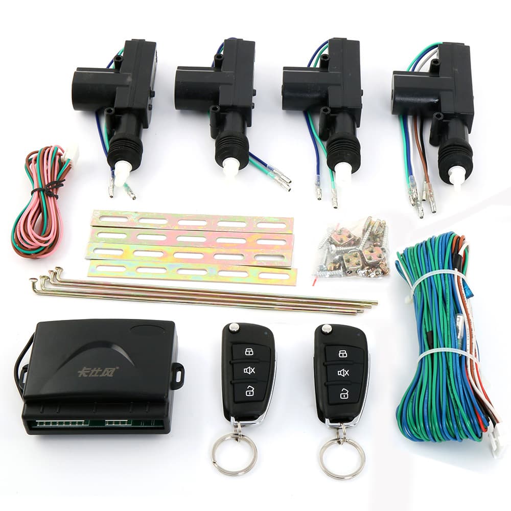 Central locking 12V 24V car remote control central locking keyless entry motor system can be connected