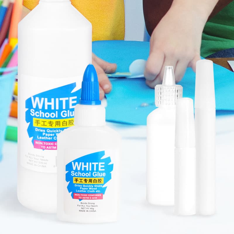 Factory Direct Supply 40ml White Latex Glue for Kindergarten DIY, Woodworking Models, Children's White Glue