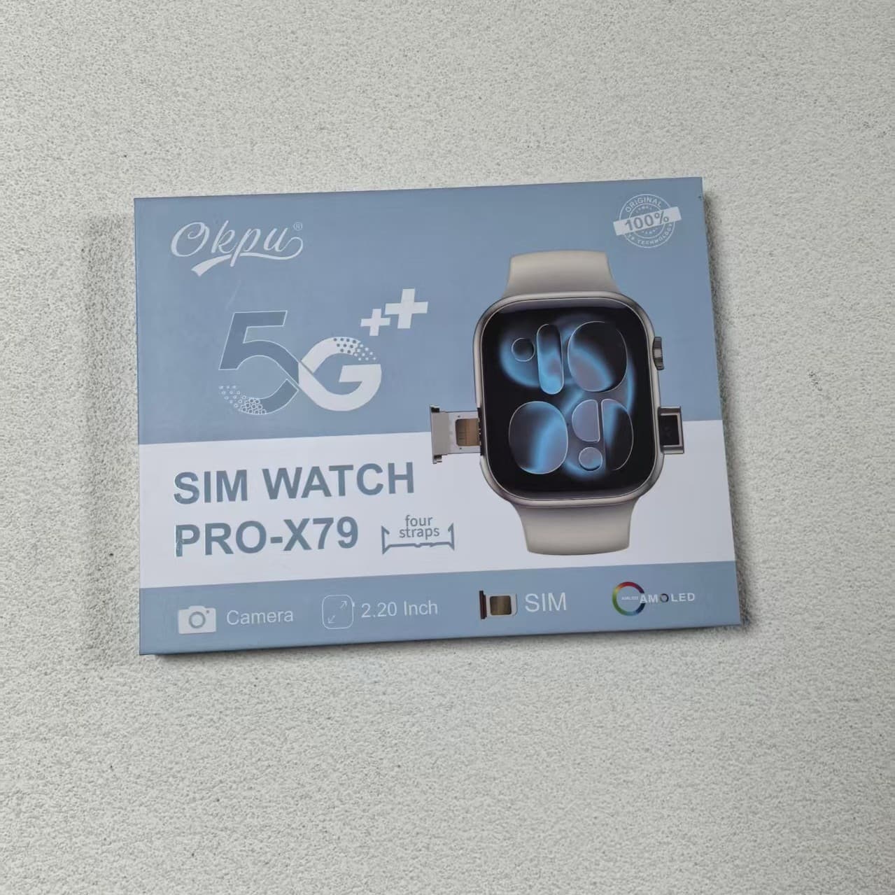 X79 Smart Watch with Multiple Straps, S11 Model, Full Network Compatibility with SIM Card and Camera