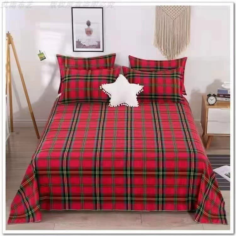 Single Bed Sheet, Traditional Thick Coarse Cloth, Dormitory Single Bed Sheet, All-Season, Student