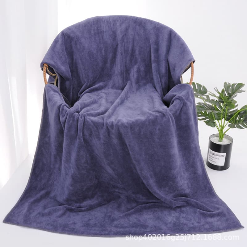 Factory Wholesale Thickened Beauty Salon Large Bath Towel Car Washing Towel Soft Absorbent Not Easy to Shed Gift Towel Can Make LOGO